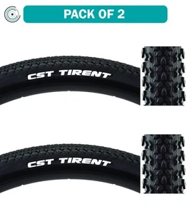 Pack of 2 Cst Premium Tirent 700x40 Wire TPI 65 Black/Black Reflective Road Tire - Picture 1 of 2