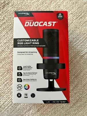 HyperX DuoCast RGB USB Condenser Microphone for PC, PS5, PS4, Mac(New Sealed) - Image 1 of 3