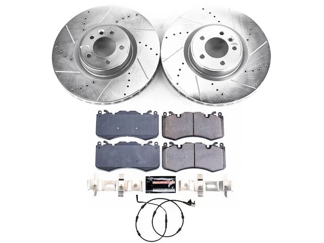Front Brake Pad and Rotor Kit For 2021-2025 Land Rover Defender 110 2022 KN111RW - Image 1 of 1