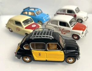 5 x 1/43 SOLIDO SEAT 600 MODELS ALL DIFFERENT ALL MINT CONDITION SEE PICS - Imagen 1 de 15