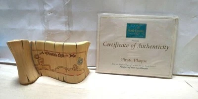 Walt Disney Classic Collection WDCC Piratas del Caribe Mapa Ornamento Figura - Imagen 1 de 4