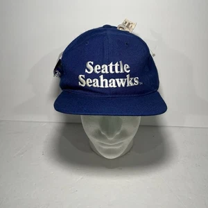 NFL Seattle Seahawks Snapback Mütze Cap New Era - Wollmischung - Vintage NOS - MÄNGEL - Bild 1 von 8