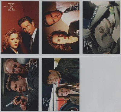 X FILES SEASON 3 SET OF 5 PROMO CARDS, P1-P5 - Image 1 of 2