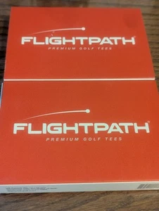 2 Boxes (12Tees) Plastic Golf Tees 6ct 2.75 6ct 3.25 FLIGHTPATH Premium - Picture 1 of 3