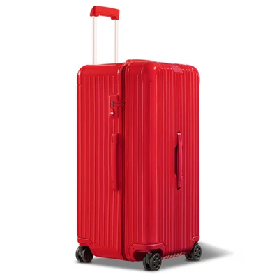 RIMOWA Essential Trunk Plus 31.5" Spinner Suitcase Luggage in Gloss Red NWOT - Image 1 of 4