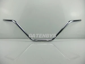 22mm Chrome Mini APE PULL BACK 5" Motorcycle Handlebar Chopper Cruiser Custom - Picture 1 of 10