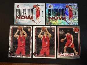 2025 Topps Basketball 5 Karten Lot Yang Hansen mit Parallelen - KOSTENLOSER BODENVORTEIL - Bild 1 von 11