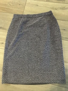 Vintage ST John Pencil Skirt Classic Secretary Old Money Textured Pink Midi 12 - Picture 1 of 8