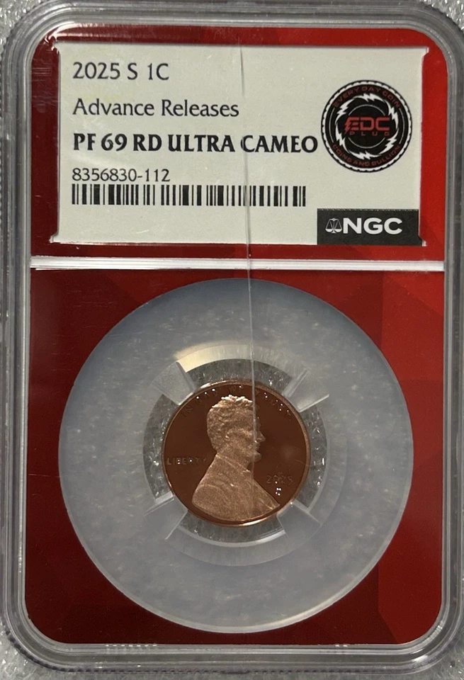 2025 S Lincoln Penny Cent 1C ADV RELEASES! NGC PF69 RD UCAM BX3-22 - Image 1 of 2