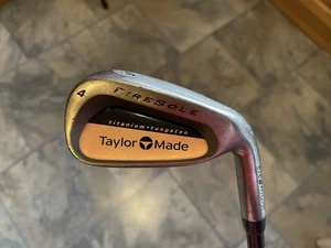 Taylormade Firesole Titanium 4 Iron S-90 Graphite BUBBLE Shaft ORG Grip 39" - Picture 1 of 9
