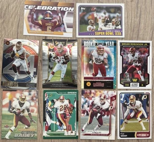 Washington Redskins ⭐️10 Card Lot- Jayden Daniels Champ Bailey Green Young(RC) - Picture 1 of 2