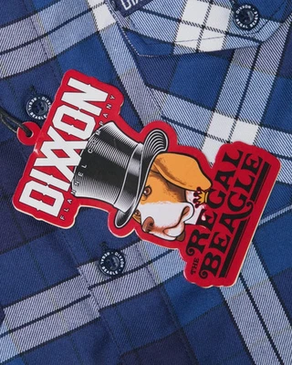 DIXXON ФЛАНЕЛЕВЫЙ КОРОЛЕВСКИЙ БИГЛЬ - СИНИЙ БЕЛЫЙ ЧЕРНЫЙ КЛЕТЧАТЫЙ МУЖСКОЙ LT-(БОЛЬШОЙ ВЫСОКИЙ) НОВЫЙ В КОРОБКЕ - Изображение 1 из 4