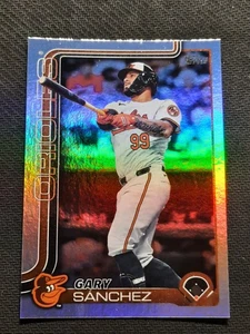Lámina arco iris Topps 2025 #460 Gary Sanchez Baltimore Orioles - Imagen 1 de 2