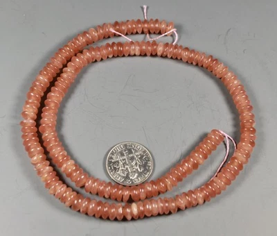 RODOCROSITA PERUANA CUENTAS RONDELLE 16" playa Foto 1 de 3