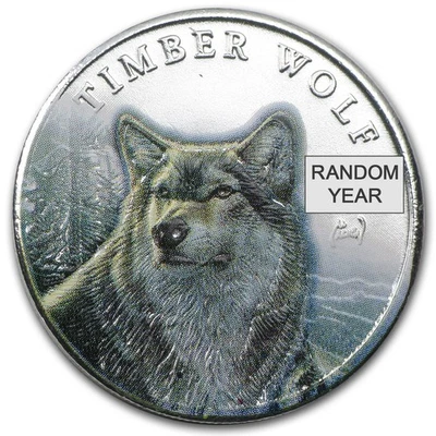 Liberia cobre/níquel 10 dólares BU (fechas aleatorias) Foto 1 de 2