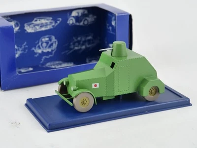 In Auto Tintin 1/43 L'Automitrailleuse Blindata Del Lotus Blu - Immagine 1 di 4