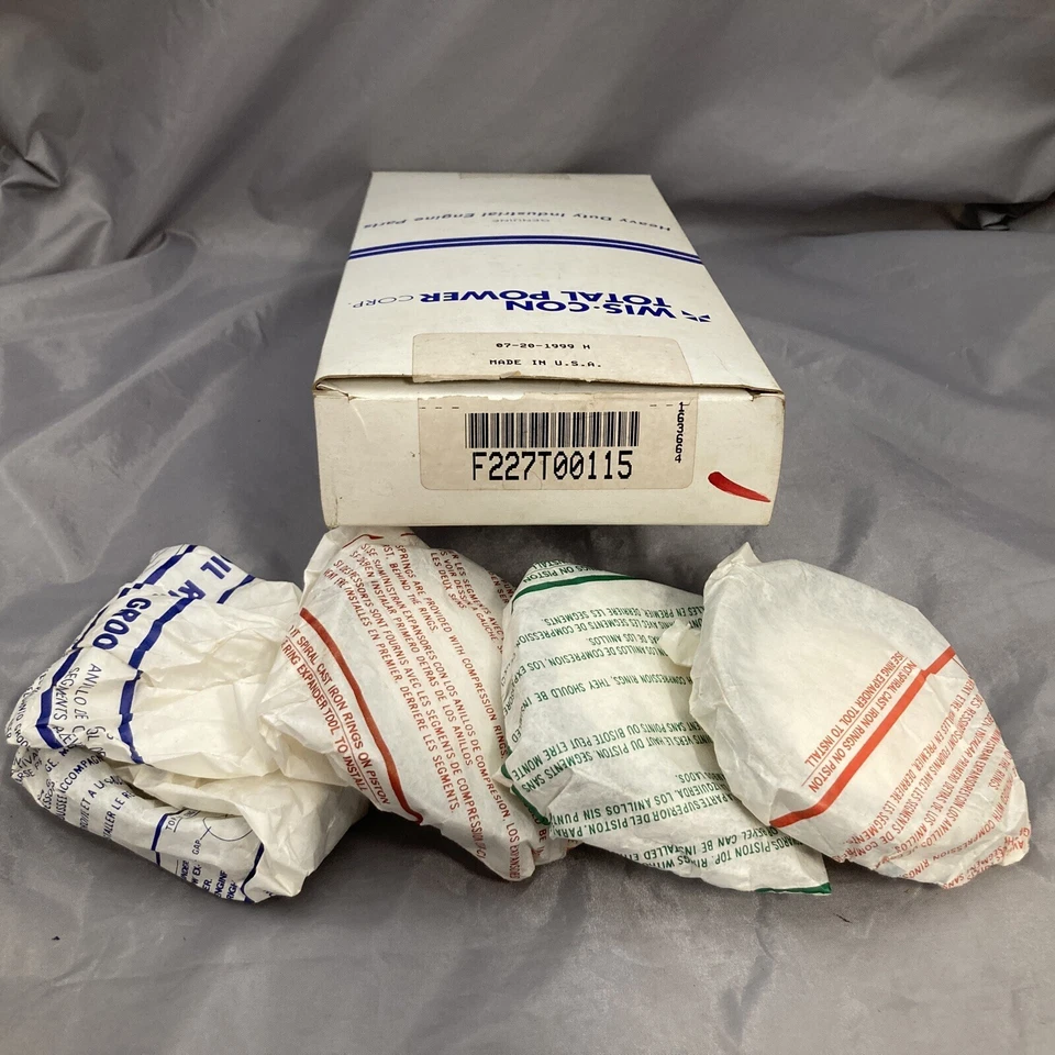 NEW WISCONSIN F227T00115 PISTON RING KIT - Изображение 1 из 1