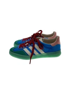 GUCCI Gazelle Light Bull Silk Low Cut Sneakers 21cm BLU U7R10 - Picture 1 of 6