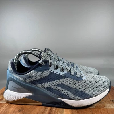 Reebok Nano X1 Training Shoes Women's Size 8 Blue Gray Athletic Sneakers - Image 1 of 4