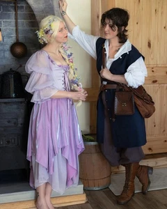 Women Pirate Captain Wool Vest Jack Sparrow Inspired Caribbean Costume fast ship - Picture 1 of 6