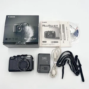 Canon PowerShot G11 Digital Camera Black PSG11 w/ BOX - Picture 1 of 6