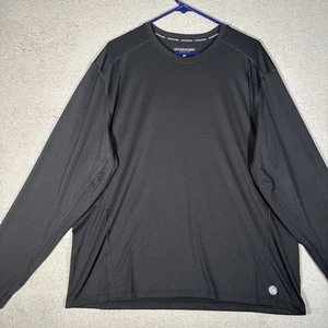 Outerknown Active Shirt Herren Gr. 2XL Langarm Schwarz Stretch Performance - Bild 1 von 14