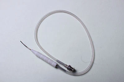 Nueva Cánula de Aspiración Simcoe Extractor de Corteza 0.3mm Puerto Lateral Curvo 20G O 21G Foto 1 de 4