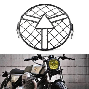 Cubierta protectora protectora para parrilla de metal de 6,5' para faros de motocicleta apta para Cafe Racer - Imagen 1 de 8