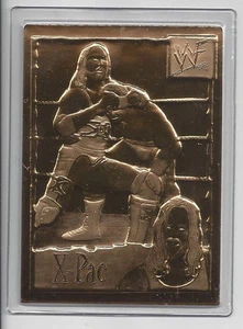 X-Pac 1999 Danbury Mint WWF Wrestling 22Kt Gold Card #30 - Foto 1 di 1