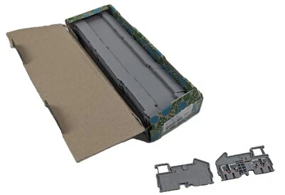 51 Phoenix Contact 3209578 Terminal Block Feed Through 4 Position Gray 12-26 AWG - Image 1 of 4