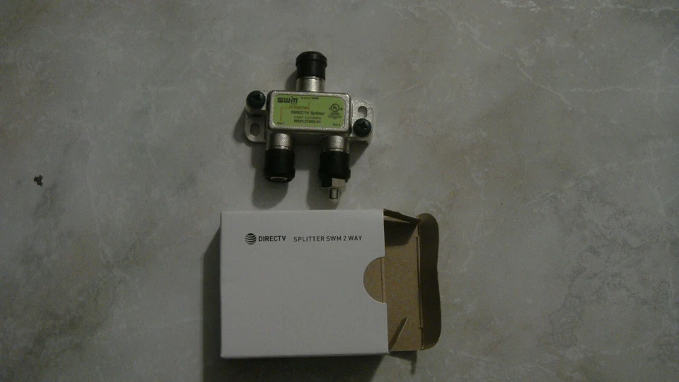 DIRECTV APPROVED 2 WAY SWM SPLITTER SWIM MSPLIT2R0-01 NEW NEW FREE SHIPPING - Image 1 of 1