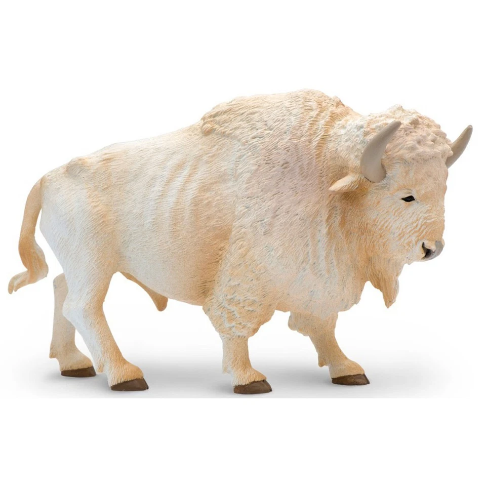 White Buffalo Bison Safari Ltd # 180929 North American Wild Animal Replica