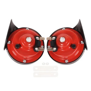 2X 12V 300DB Super Loud Train Air Horn Waterproof Motorcycle Car Truck SUV Boat - Picture 1 of 7