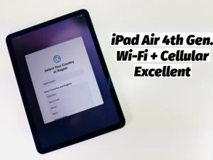 Apple iPad Air 4th Generation 10.9-inch 64GB Wi-Fi + Cellular Grey - Excellent - Picture 1 of 18