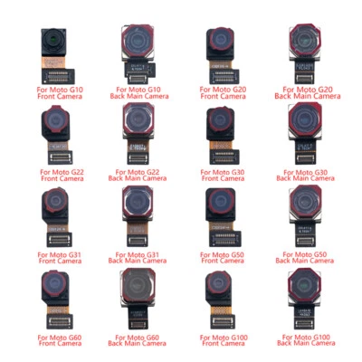 Front Small Rear Main Camera Module For Moto G10 G20 G22 G30 G31 G50 5G G60 G100 - Image 1 of 3