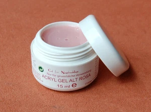 Acrylgel mittelviskos UV LED Alt Rosa 15 ml Polygel - Bild 1 von 1