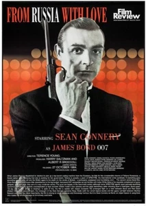 Affiche James bond From russia with love Sean connery Film review 61x86cm roulée - Imagen 1 de 1