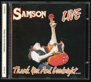 SAMSON THANK YOU AND GOODNIGHT... CDTB160 LIVE 1995 CD OTTIMO USATO - Picture 1 of 2
