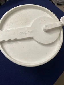 Vintage Copco Salad Spinner #604 Sam Lebowitz USA Kitchen Ware Orange - Picture 1 of 7