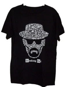 Herren Neu Breaking Bad T-Shirt Heisenberg Schwarz 100% Baumwolle S 34/36 - Bild 1 von 1