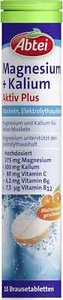 ABTEI Magnesium+Kalium Aktiv Plus Brausetabletten 15 St - Bild 1 von 4