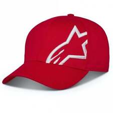 Alpinestars Unisex MX Casuals Corp Snap 2 Snapback Hat/Cap (Red/White)