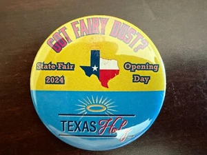 2024 TEXAS HOLY FRIED RIBS OPENING DAY PINBACK BUTTON - STATE FAIR OF TEXAS 2024 - Bild 1 von 7