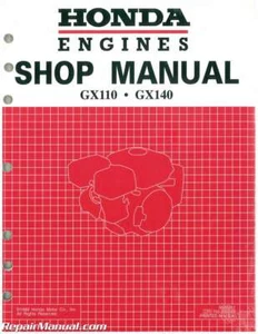 Honda GX110 GX140 Small Engine Shop Manual : 61ZE011E2 - Picture 1 of 1