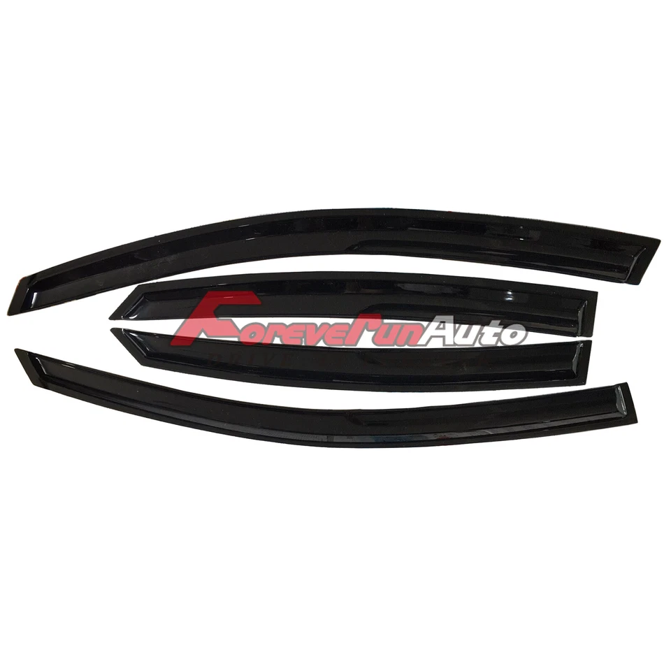 4PCS Window Visors Rain Guard Vent for 2018-2021 Hyundai Accent Mugen Style - Image 1 of 1