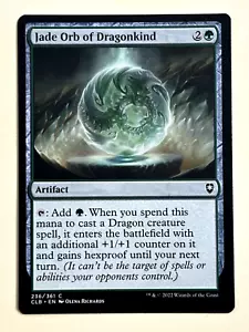 Jade Orb of Dragonkind - Commander: Baldur's Gate - MTG - Picture 1 of 1