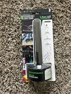 Barra de Luz LitezAll Recargable Sonido Activado Cambio de Color-NUEVA Foto 1 de 4