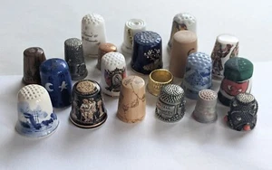 20 thimbles mixed. pre owned - Picture 1 of 5