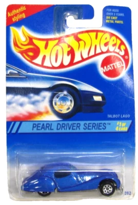 风火轮珍珠发球杆系列 TALBOT LAGO 玩具车美泰 1994 全新,PKG DMG — 第 1/2 张图片