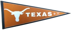 Pennant NCAA Texas Longhorns 30"x12" arancione bruciato 163064 - Foto 1 di 1